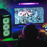 MONSTER rechargeable Multi Color Beam Light with suction Mount